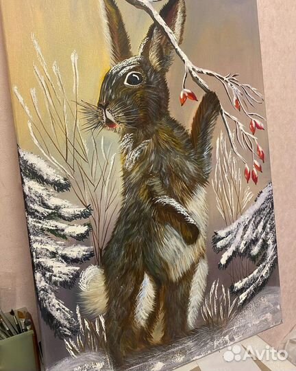 Картина маслом «Символ года»