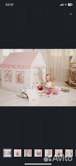 Детский игровой домик из дерева