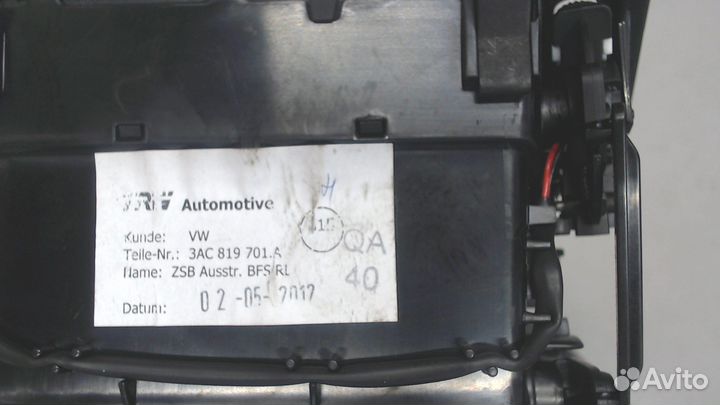 Дефлектор обдува салона Volkswagen Passat CC, 2012