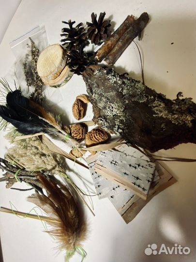 Наборы для творчества из природных материалов