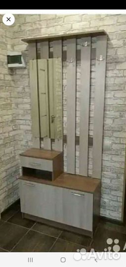 Вешалка с тумбой в прихожую