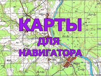 Карта Красноярский край, Дзержинский район для нав