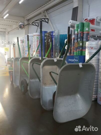 Тачки строительные и садовые, 1 и 2 колёсные