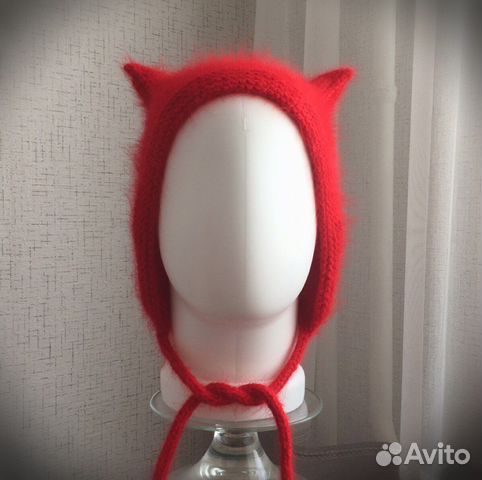 Чепчик с ушками женский Коточепчик