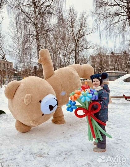 Мишка на праздник