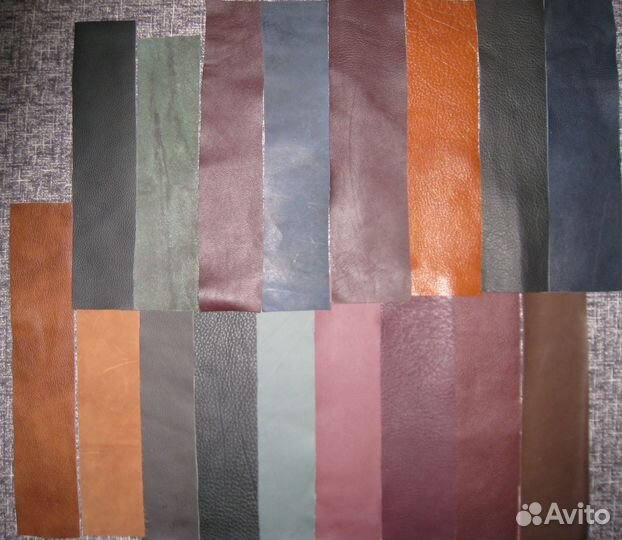 17 полосок натуральной кожи