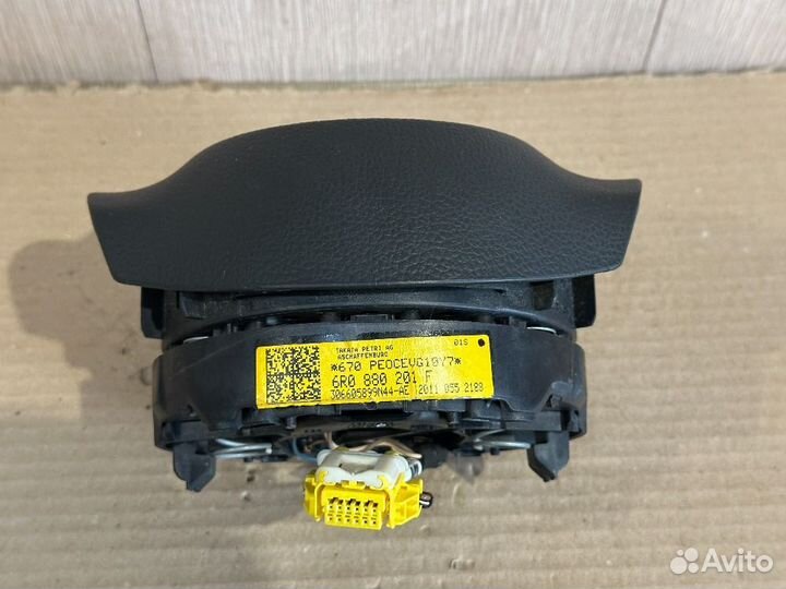 Подушка безопасности в руль Volkswagen Polo 5