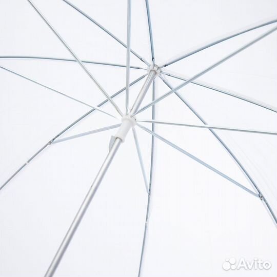 Зонт Meking белый на просвет, 33