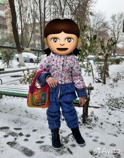 Зимний костюм для девочки