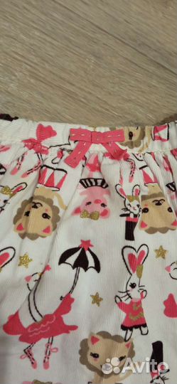 Юбка 104 вельвет/фатин