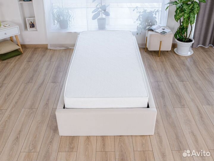 Кровать с матрасом 90 на 200 без изголовья
