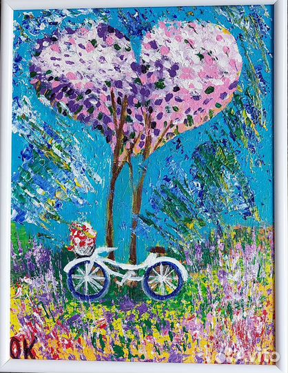 Картина акрилом на холсте