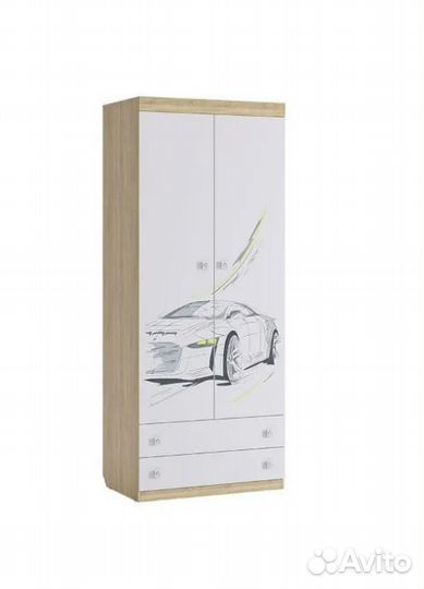 Шкаф 2-створчатый Форсаж