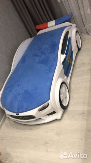 Детская Кровать Машина Neo Мульт Полиция