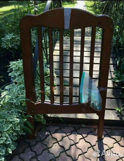 Кровать для новорожденных с ящиком и маятником бу