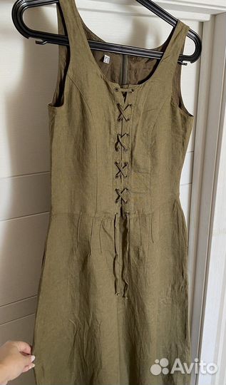 Платье льняное италия