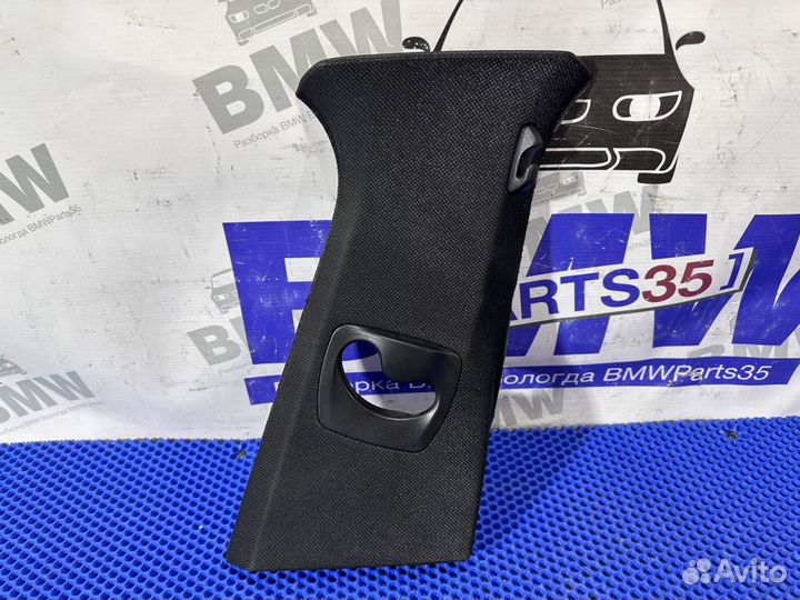 Обшивка стойки потолка BMW F10 цвет черный