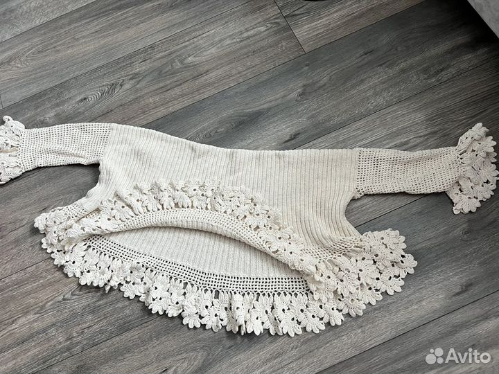 Болеро, кофта, связано крючком