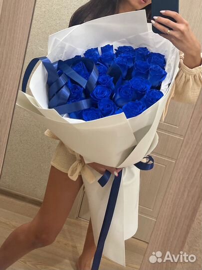 Синие розы,букеты,розы