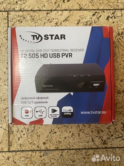 Цифровой эфирный DVB-T2/T приёмник TV star