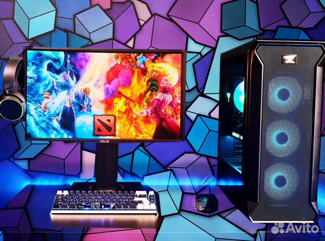 Мощный компьютер Intel Core i7 10700/ AMD RX 6600X купить в Москве ...