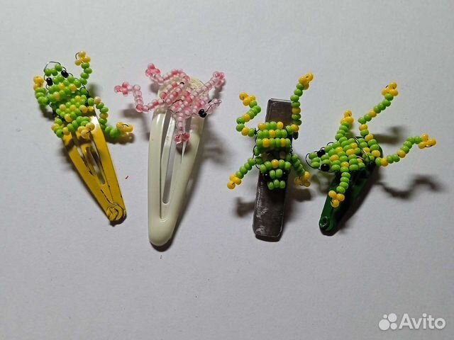 Заколка с лягушкой