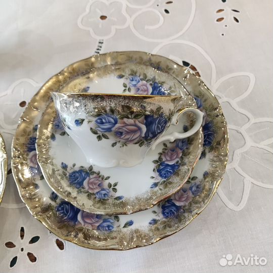 Чайные трио и молочник