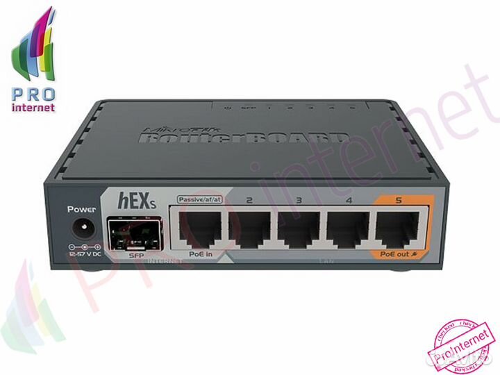 Маршрутизатор MikroTik hEX S RB760iGS