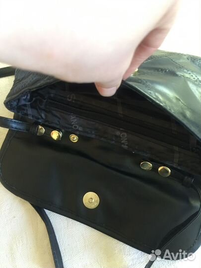 Сумка-клатч кожаный