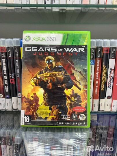 Gears of war Judgment (xbox 360, бу)