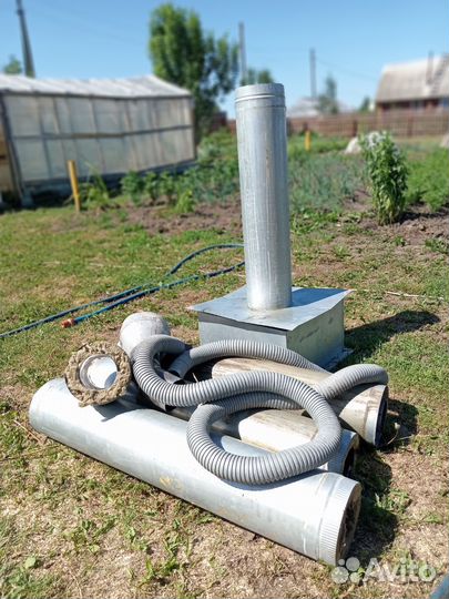 Трубы дымоходные, конус, короб и гофра