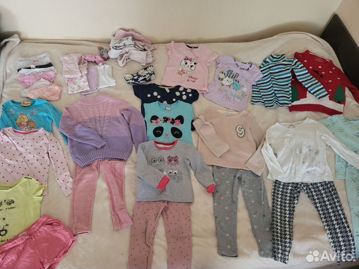 Вещи пакетом на девочку 98 104