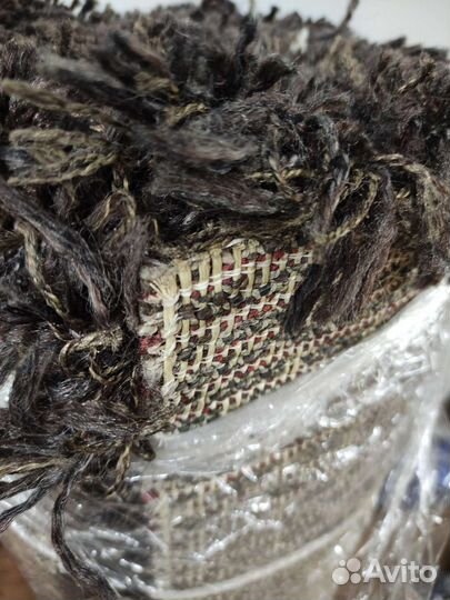 Ковер икеа длинный ворс, коричневый, 1.33х1.8м