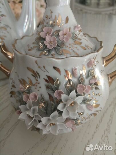 Сервиз кофейный, Кисловодский фарфор времен СССР