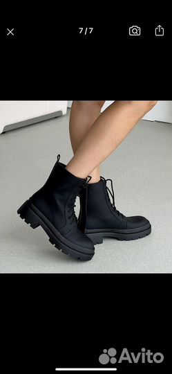 Ботинки кожаные