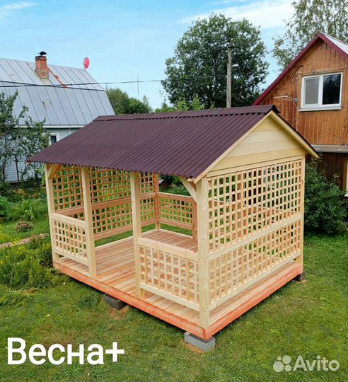 Беседка под ключ