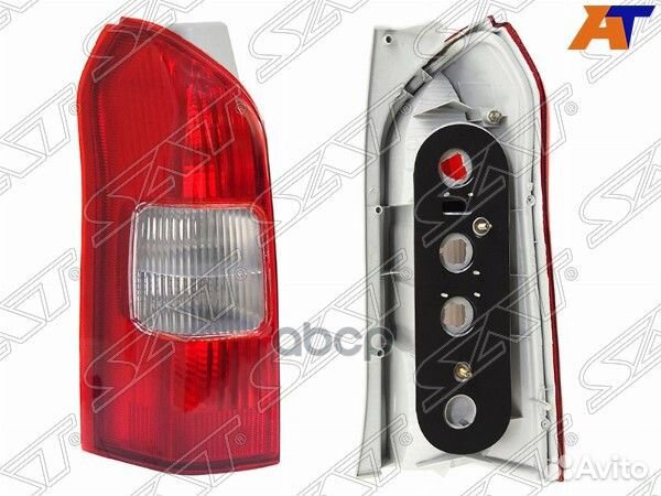 Фонарь задний Toyota Probox 02-14 (Сзади/ Слева)