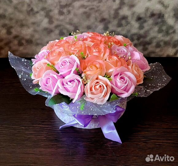 Мыльные букеты