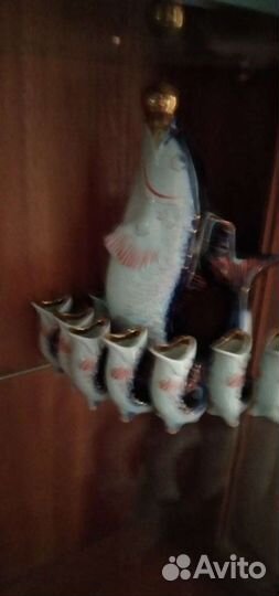 Набор графин и рюмки СССР