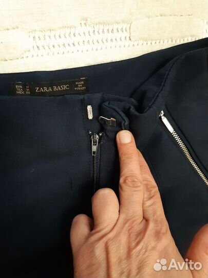 Zara M базовые брюки