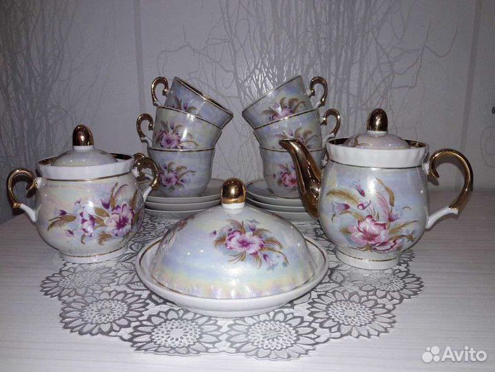 Чайный сервиз фарфор СССР