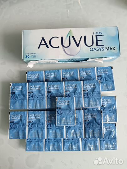 Линзы контактные acuvue oasys 1 day