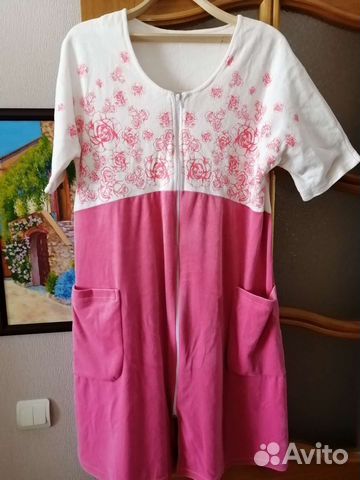 Халат велюровый женский р. 54