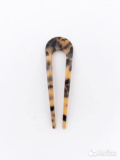 Шпилька для волос U-образная kisimi, цвет: Охра