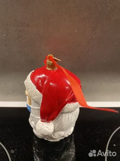 Игрушка на елку «дед мороз в маске»