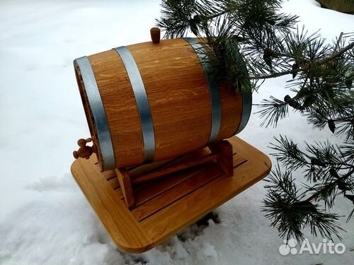 Бочка дубовая 5 литров