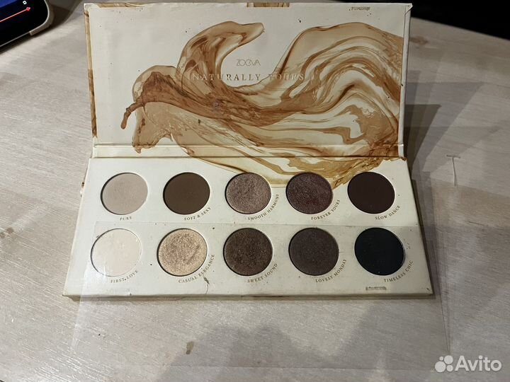 Палетка теней zoeva naturally yours