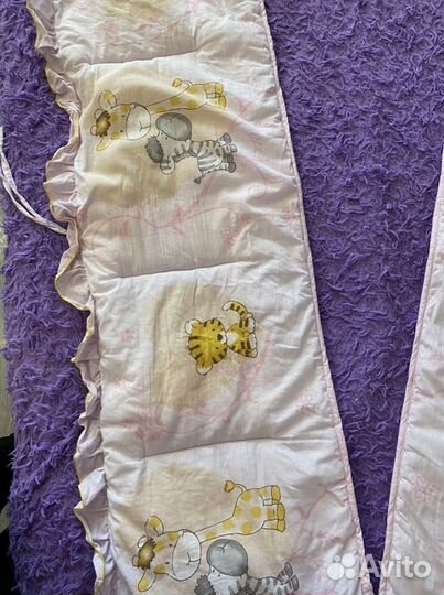 Бортики на детскую кроватку