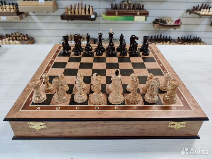 Шахматы карельская берёза эвкалипт