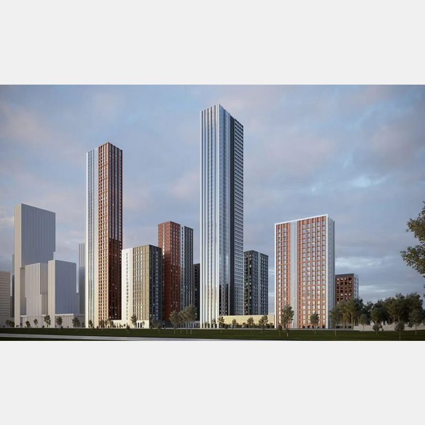 2-к. квартира, 56,6 м², 6/55 эт.